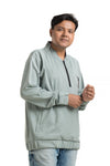 Men Plus Size Mint Sweatshirt