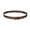 Men Solid Casual Belt Brown