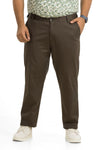 Dark Grey Cotton Trouser Men's Plus Size