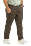 Dark Grey Cotton Trouser Men's Plus Size