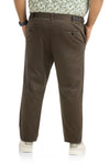 Dark Grey Cotton Trouser Men's Plus Size