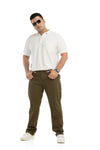 Men's Plus Size Olive Denim