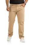 Men's Plus Size Beige Denim