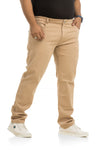 Men's Plus Size Beige Denim