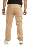 Men's Plus Size Beige Denim