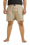 Men Plus Size Printed Boxers-13035