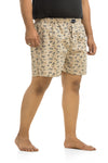 Men Plus Size Printed Boxers-13035