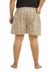 Men Plus Size Printed Boxers-13035