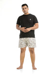 Men Plus Size Printed Boxers-13036