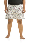 Men Plus Size Printed Boxers-13036