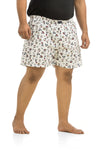Men Plus Size Printed Boxers-13036