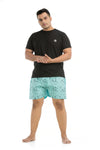 Men Plus Size Printed Boxers-13039