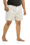 Men Plus Size Printed Boxers-13037
