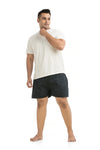 Men Plus Size Printed Boxers-13034