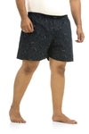 Men Plus Size Printed Boxers-13034