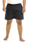 Men Plus Size Printed Boxers-13031