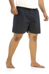 Men Plus Size Printed Boxers-13031