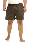 Men Plus Size Printed Boxers-13032
