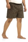 Men Plus Size Printed Boxers-13032