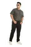 Men Printed Cotton Lycra Round Neck Tshirt