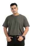 Men Printed Cotton Lycra Round Neck Tshirt