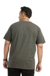 Men Printed Cotton Lycra Round Neck Tshirt