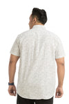 Plus Size Printed Half Sleeve Shirt