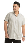 Plus Size Printed Half Sleeve Shirt