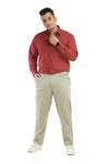 Light Pista Cotton Trouser Men's Plus Size