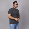 Men Plus Size Graphic Print Round Neck T-shirt