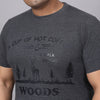 Men Plus Size Graphic Print Round Neck T-shirt
